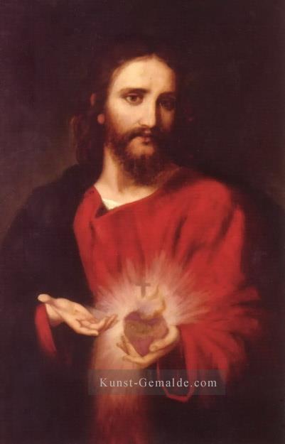 Jesus mit verängstigter Herzen Ölgemälde